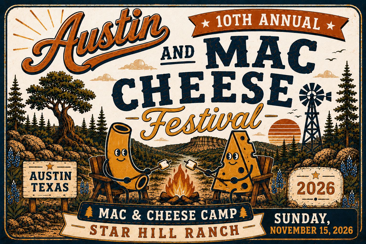 Mac & Cheese Fest Camp badge