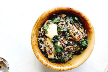 Wild Rice, Kale & Artichoke Salad