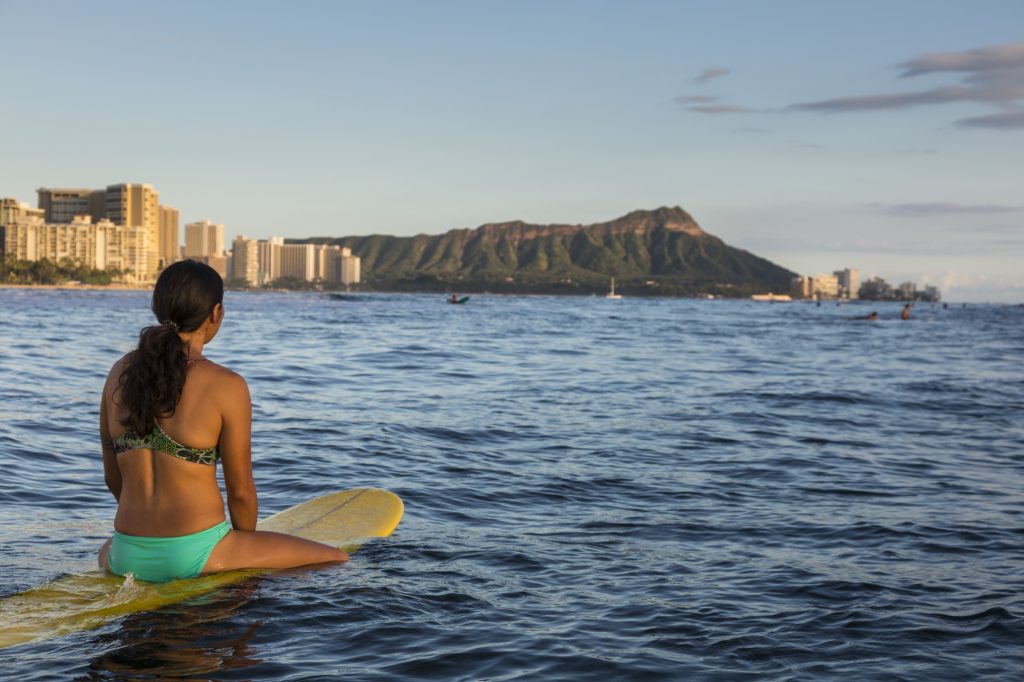 Hawaii surfing 