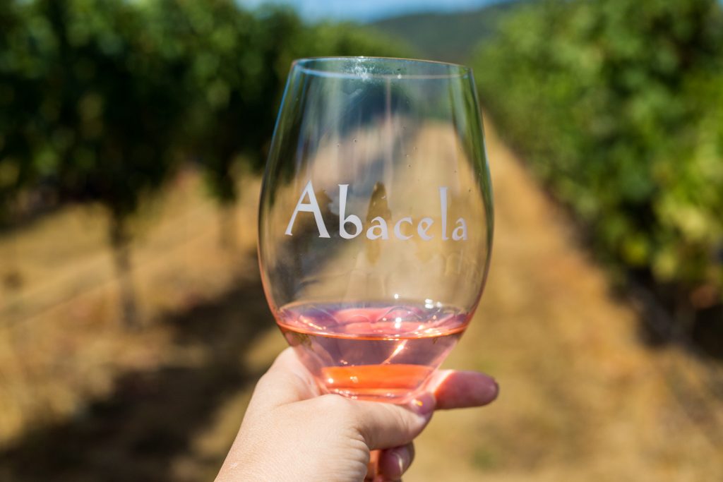 Abacela wine glass