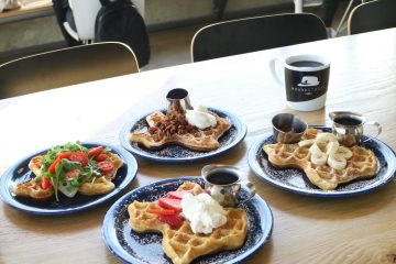 Houndstooth waffles