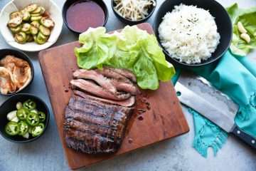 korean beef ssam lettuce wraps