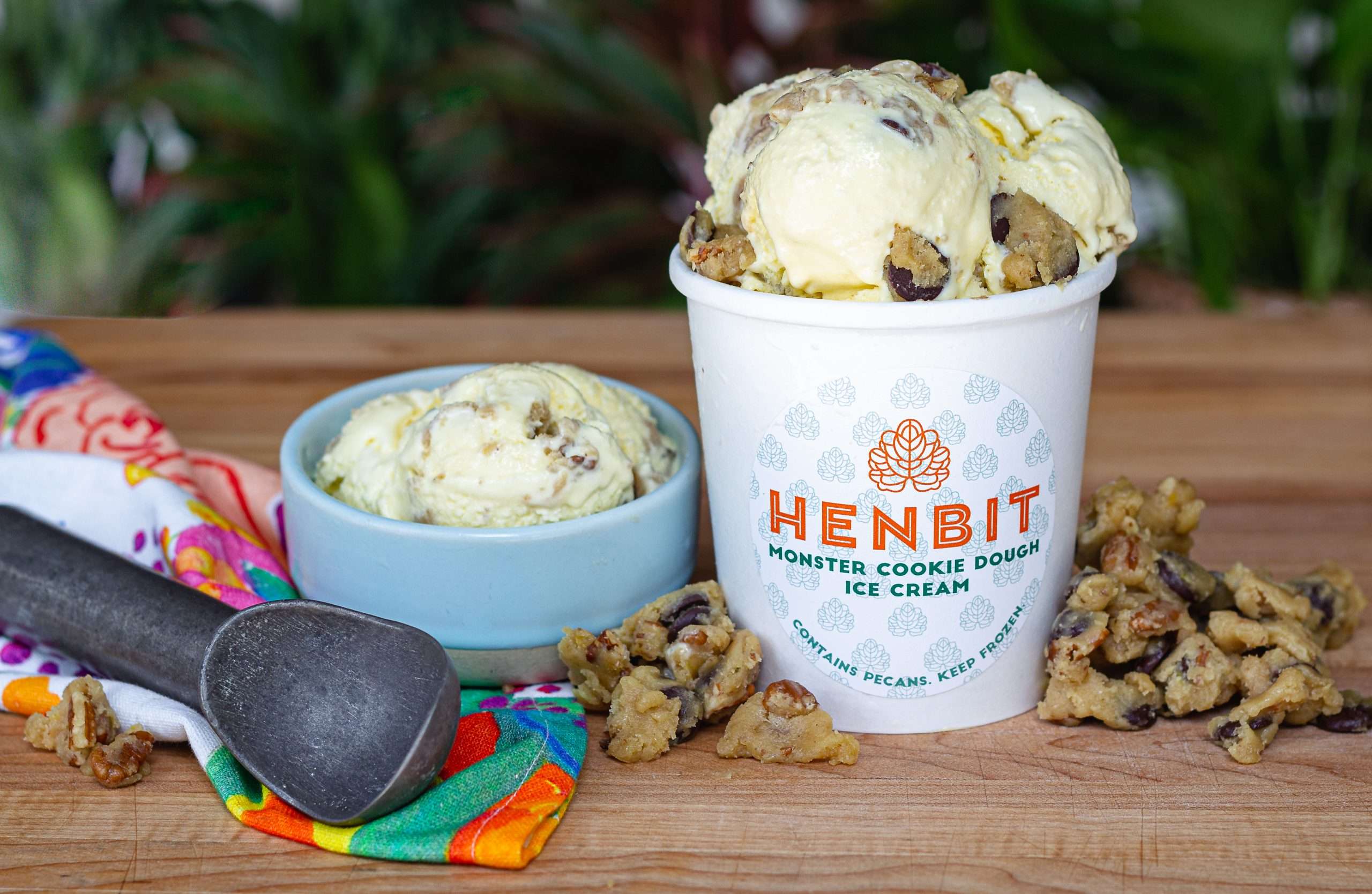 Henbit Monster Cookie Ice Cream
