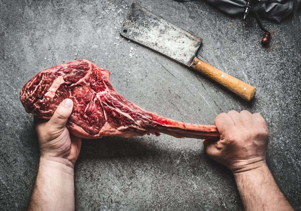 Butcher Steak, salt time