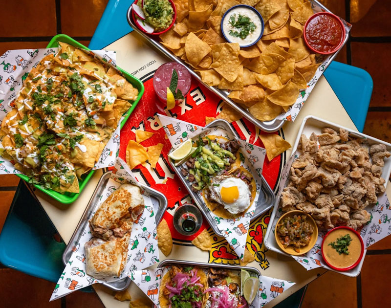 Tacos and nachos
