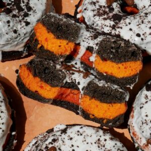 the salty halloween donuts